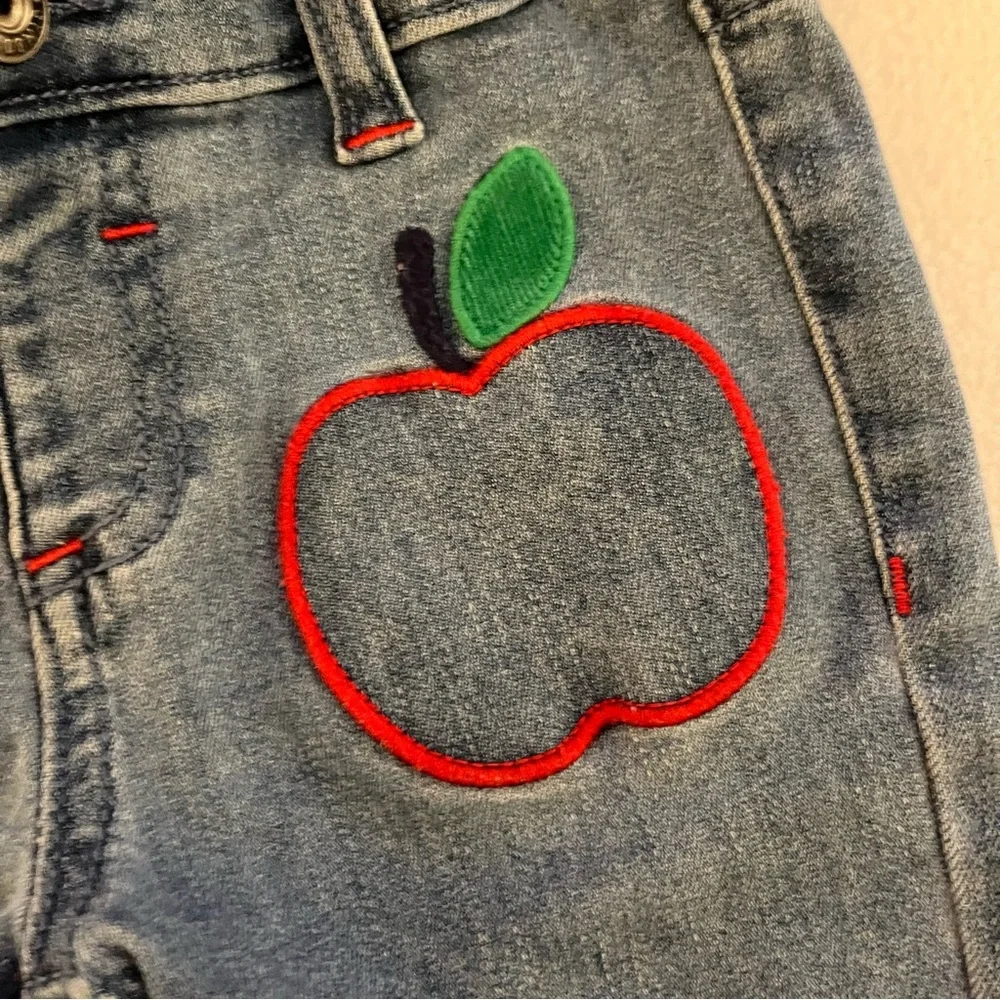 Gymboree Candy Apple Embroidered Jeans